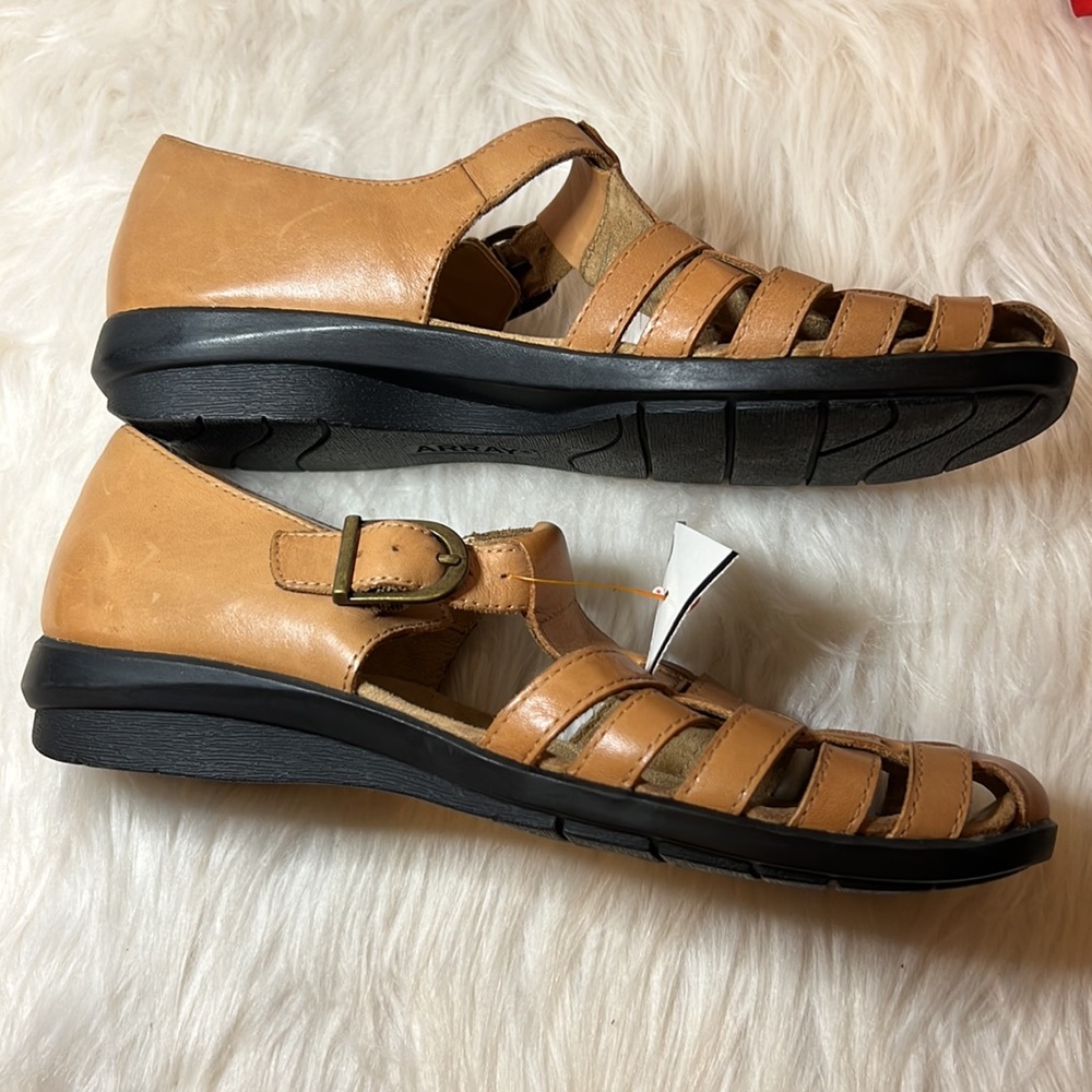 🎉HP🎉Array Leather Sandals - Picture 9 of 12